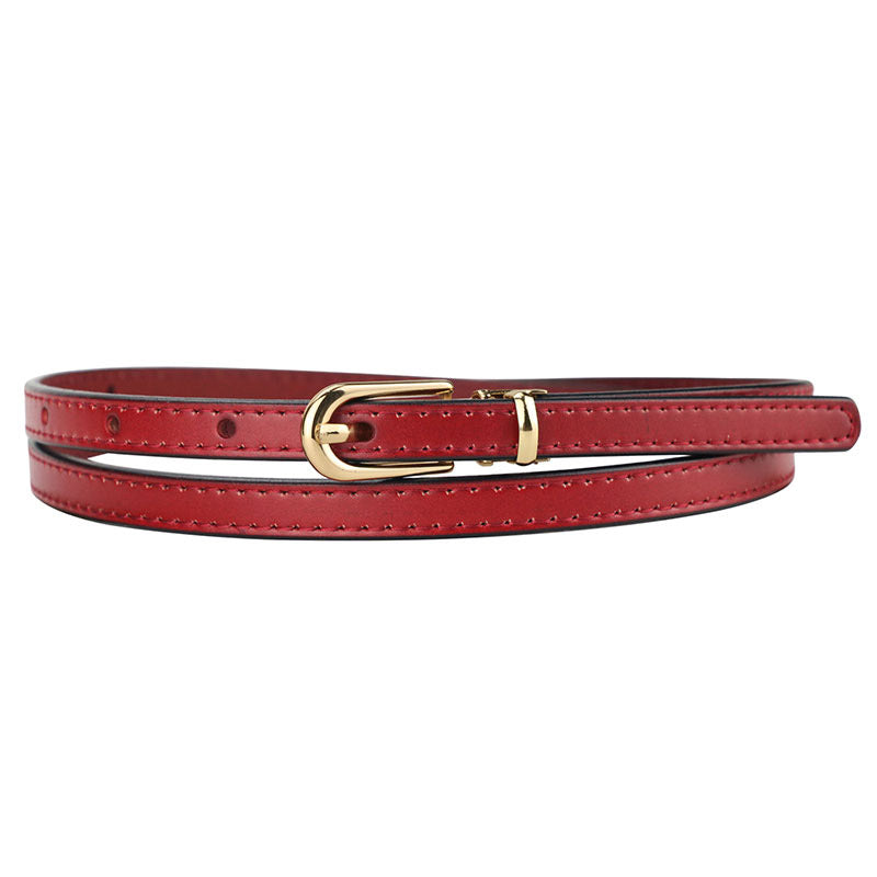 Cinto Feminino Slim Elegant, Vermelho - MERADISE
