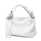 Bolsa de Couro Feminina Amara, Branca - Meradise