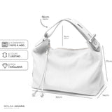 Bolsa de Couro Feminina Amara - Meradise 5