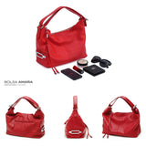 Bolsa de Couro Feminina Amara - Meradise 4