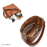 Bolsa de Couro Feminina Odelia - Meradise 7