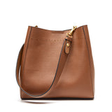 Bolsa de Couro Feminina Odelia, Marrom - MEradise