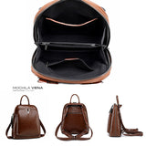 Mochila de Couro Feminina Viena - Meradise 15