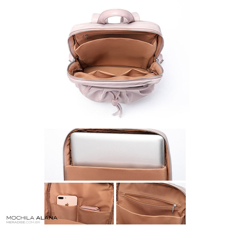 Mochila de Nylon Feminina Alana - MERADISE 5