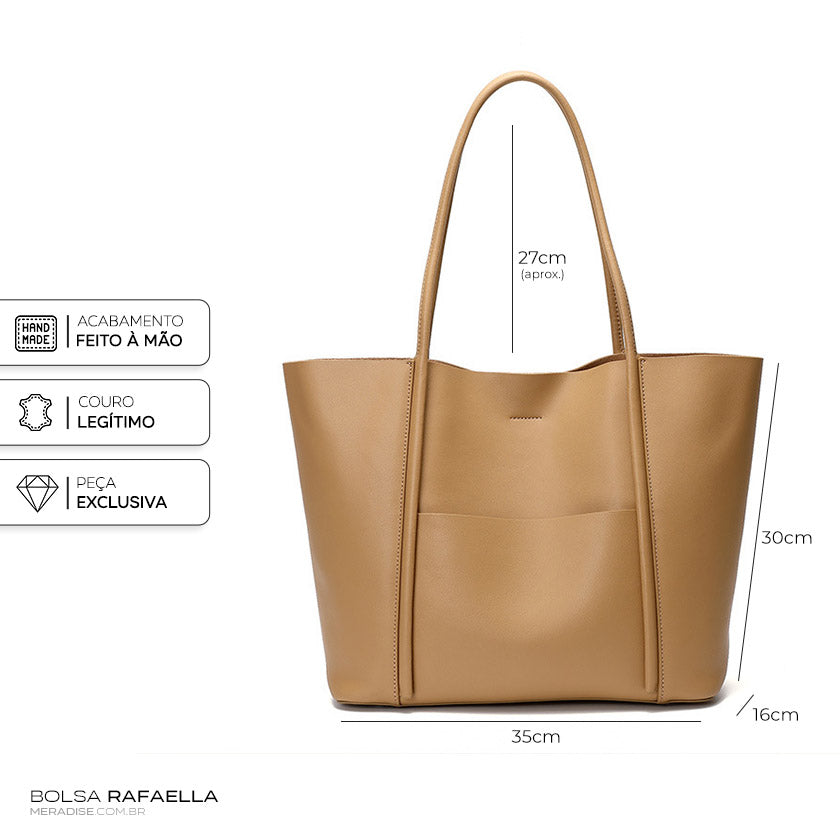 Bolsa de Couro Feminina Rafaella - Meradise 8