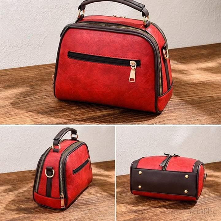 Bolsa Feminina Transversal Pequena de Couro Layla Meradise8