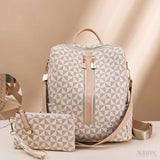 Mochila de Couro Feminina Sarah, Off-White - Meradise 3