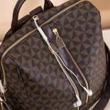 Mochila de Couro Feminina Sarah, Marrom - Meradise 10