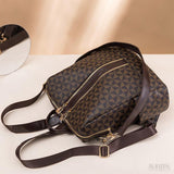 Mochila de Couro Feminina Sarah, Marrom - Meradise 4