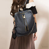 Mochila de Couro Feminina Sarah, Preta - Meradise 3