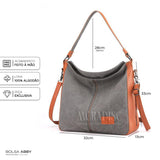 Bolsa de Lona Feminina Abby - Meradise 6