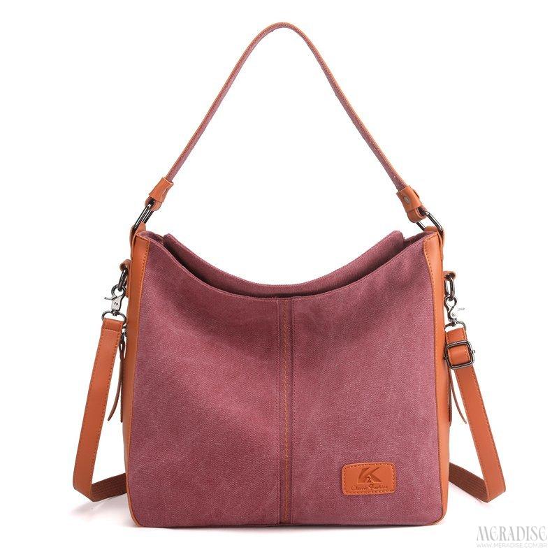 Bolsa de Lona Feminina Abby, Marasala - Meradise