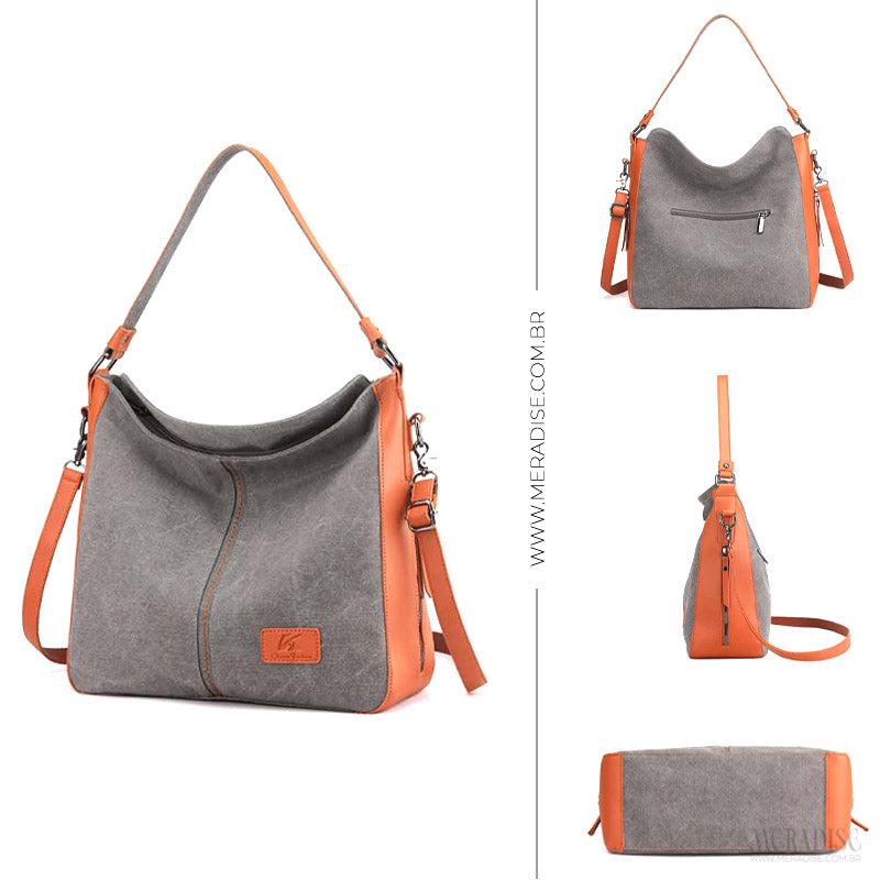 Bolsa de Lona Feminina Abby - Meradise 5