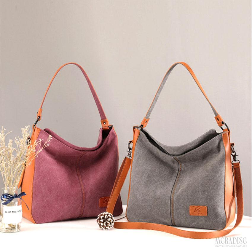Bolsa de Lona Feminina Abby - Meradise 3