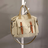 Bolsa de Lona Feminina Adelyn, Cinza - Meradise 7