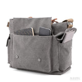 Bolsa de Lona Feminina Adelyn, Cinza - Meradise 4