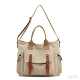 Bolsa de Lona Feminina Adelyn, Khaki - Meradise