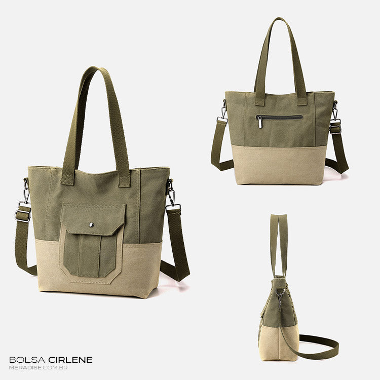 Bolsa de Lona Feminina Cirlene - Meradise 4