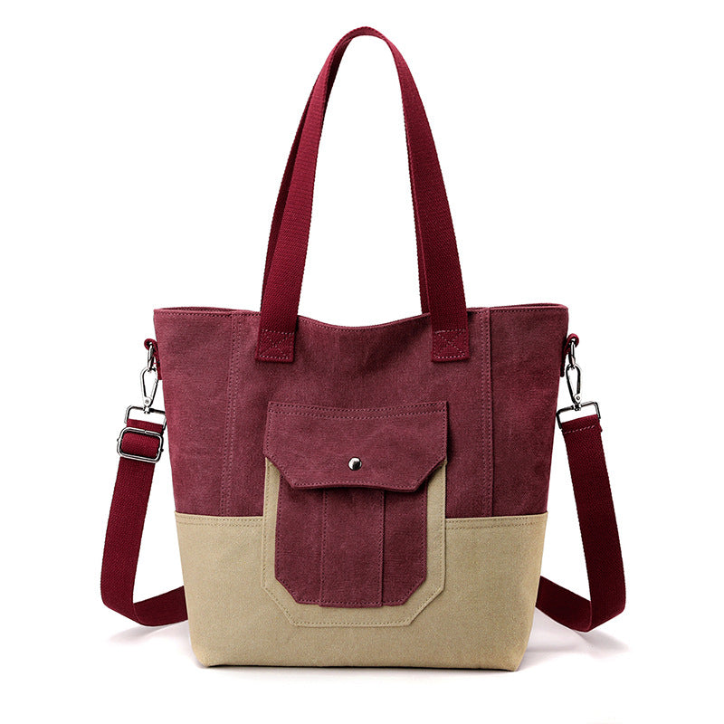 Bolsa de Lona Feminina Cirlene, Borgonha - Meradise