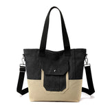 Bolsa de Lona Feminina Cirlene, Preta - Meradise