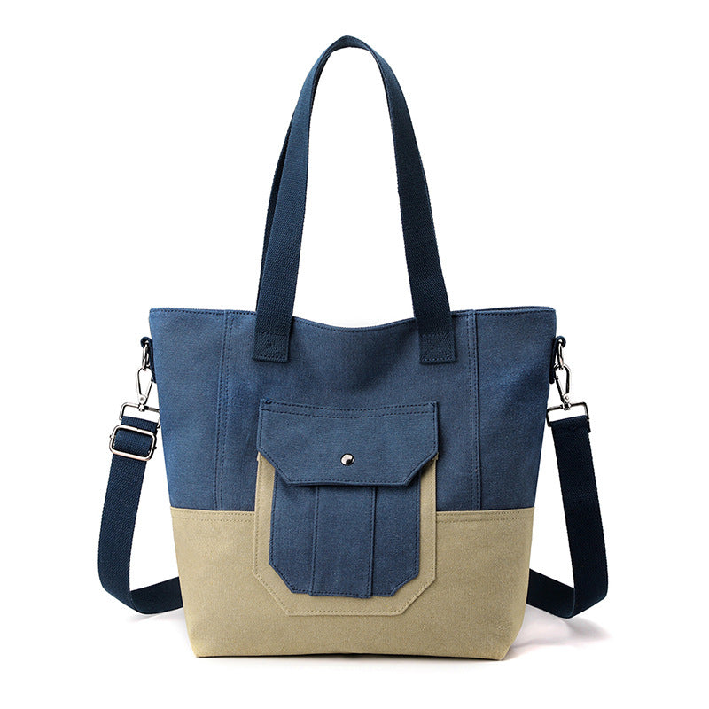 Bolsa de Lona Feminina Cirlene, Azul - Meradise