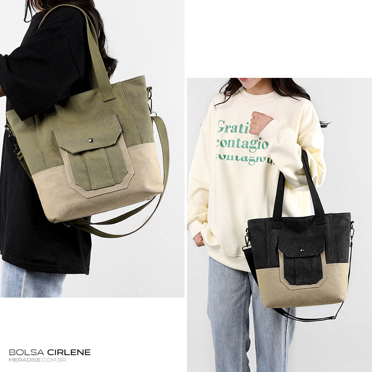 Bolsa de Lona Feminina Cirlene - Meradise
