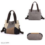 Bolsa de Lona Feminina Katia, Marrom - Meradise 5