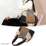 Bolsa de Lona Feminina Katia, Marrom - Meradise 2