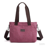 Bolsa de Lona Feminina Lauren, Vinho - Meradise