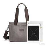 Bolsa de Lona Feminina Lauren, Cinza - Meradise 5