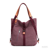Bolsa de Lona Feminina Lydia, Vinho - Meradise