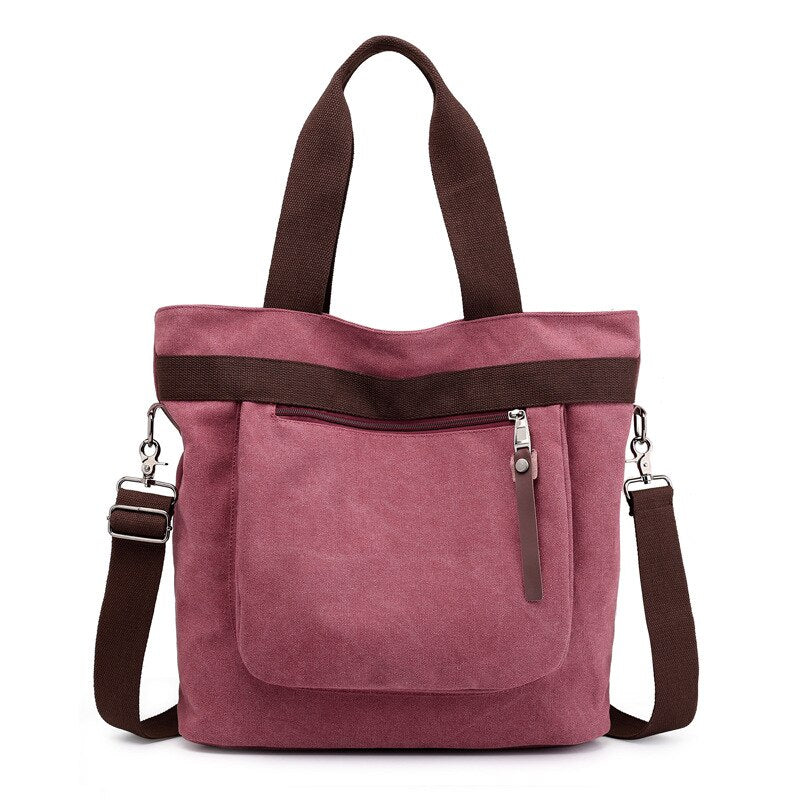 Bolsa de Lona Feminina Lyvia, Borgonha - Meradise