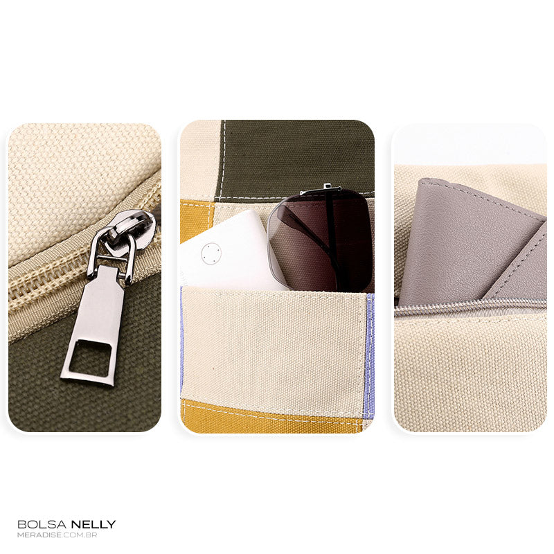Bolsa de Lona Feminina Nelly - Meradise 5