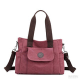 Bolsa de Lona Feminina Perla, Vinho - Meradise