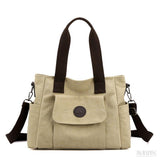 Bolsa de Lona Feminina Perla, Khaki - Meradise