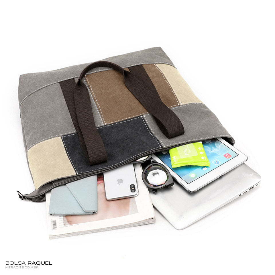 Bolsa de Lona Feminina Raquel - Meradise 5