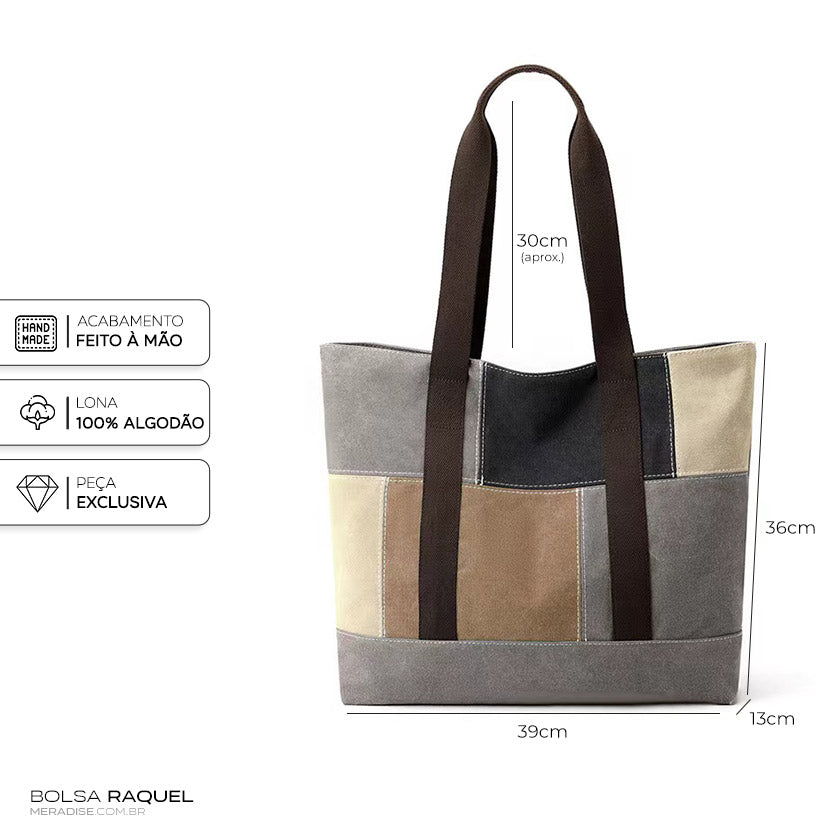 Bolsa de Lona Feminina Raquel - Meradise 6