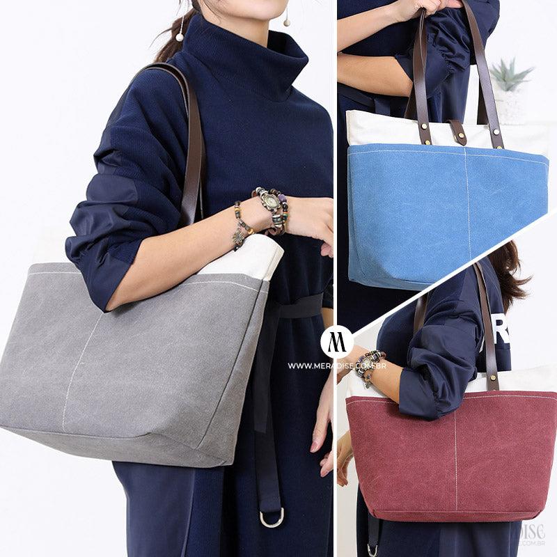 Bolsa de Lona Feminina Roselyn - Meradise