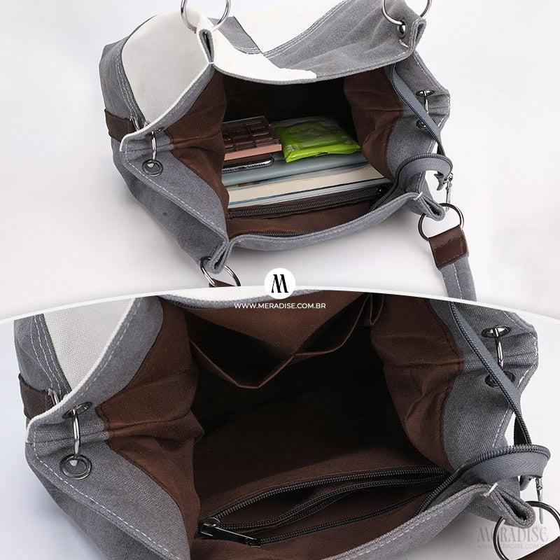 Bolsa de Lona Feminina Thayla - Meradise 3