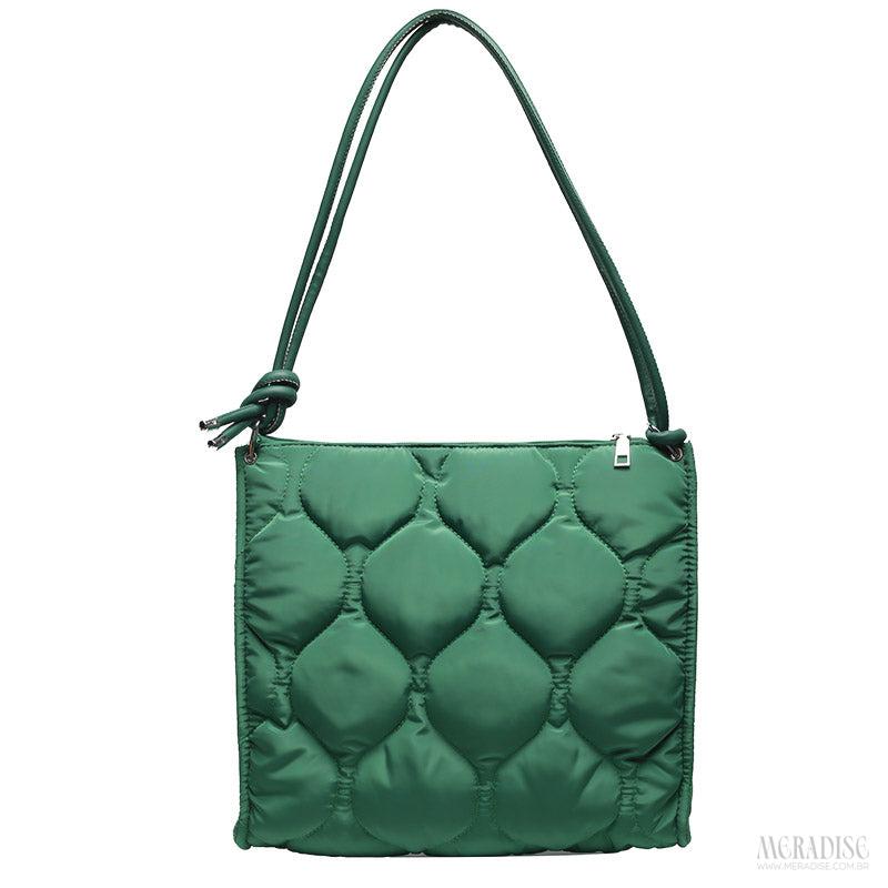 Bolsa de Nylon Feminina Madelyn, Verde - Meradise