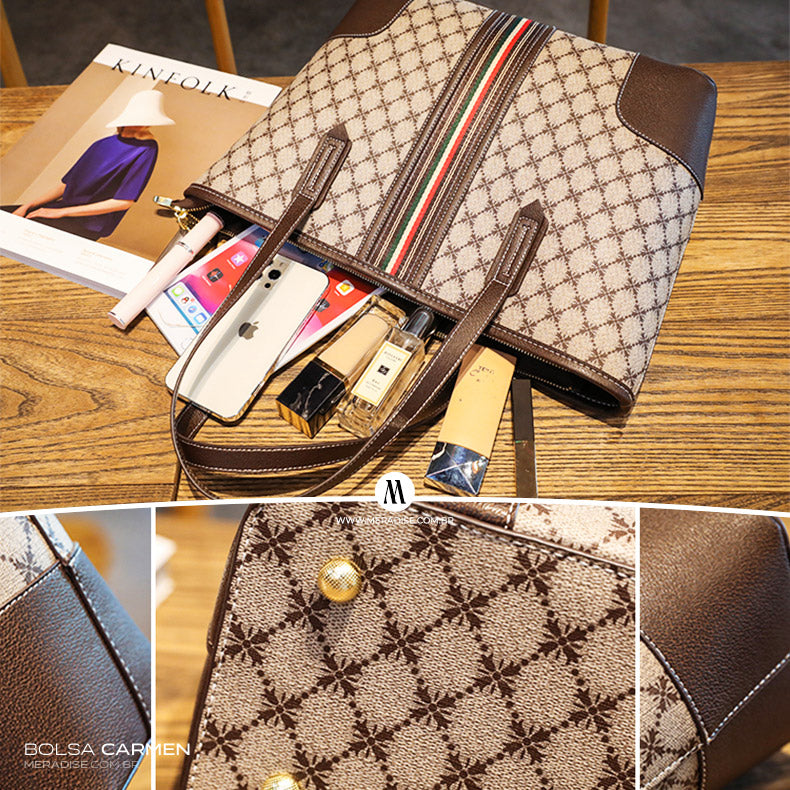 Bolsa Feminina Carmen, Marrom - Meradise 4