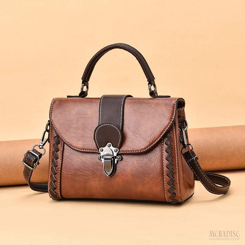 Bolsa Feminina Transversal Olivia, Marrom - Meradise