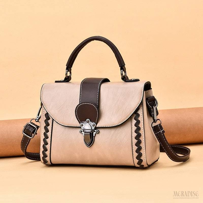 Bolsa Feminina Transversal Olivia, Bege - Meradise