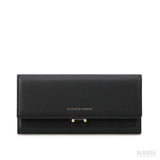 Carteira Feminina Longa Modern, Preta - Meradise