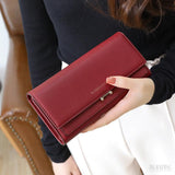 Carteira Feminina Longa Modern, Vermelha - Meradise 2