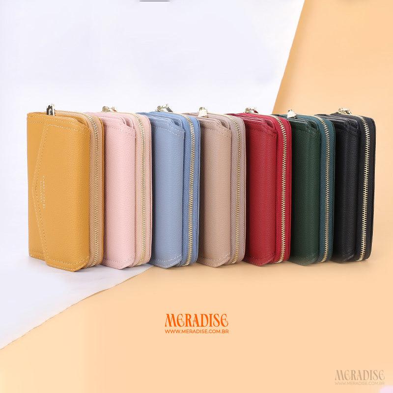Carteira Feminina Milena, Vermelha - Meradise 4