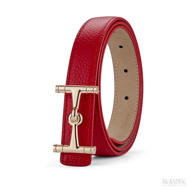 Cinto Feminino Couro Legítimo William Polo - Modelo Chirstine