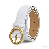 Cinto Feminino Couro Legítimo William Polo - Modelo Willie, Branco - Meradise