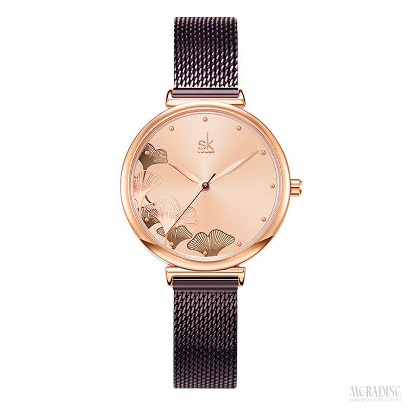 Relógio Feminino Carolyn Nash, Coffe - Meradise 3