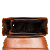 Mochila de Couro Feminina Ramona, Marrom - Meradise 3